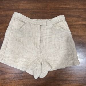 Tucker Shorts Women Small P Ivory Knit